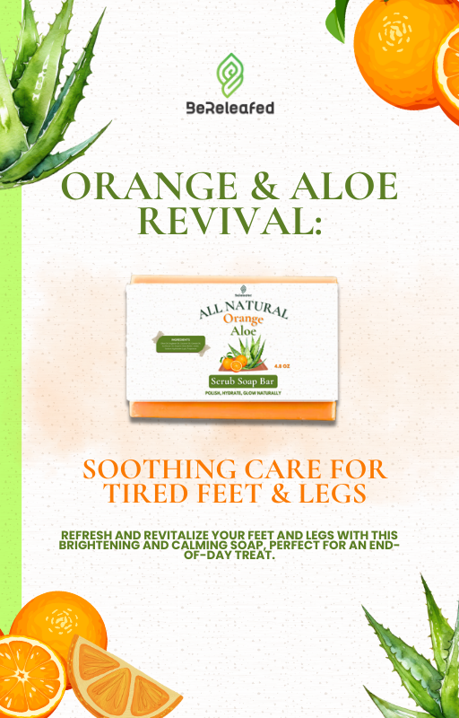 Orange & Aloe Revival: Soothing Care for Tired Feet & Legs