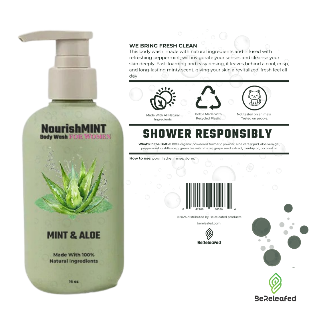 NourishMINT Body Wash FOR WOMEN